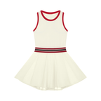 Women's Color Block A-Line Sleeveless Dress