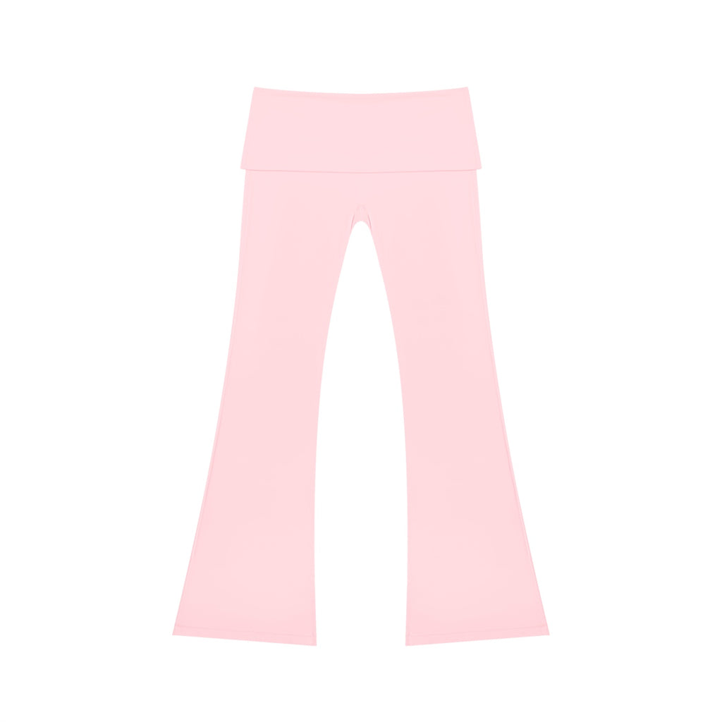 Fold-Over Flare Leggings