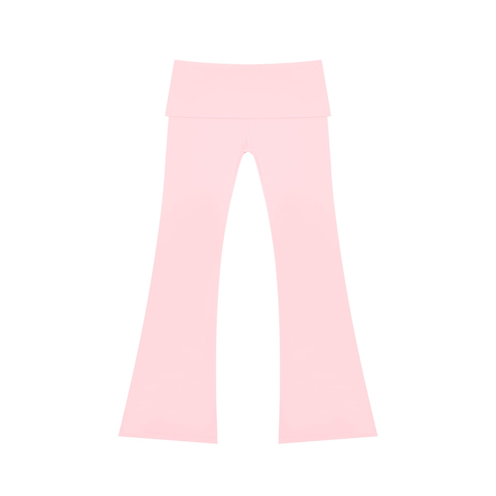 Fold-Over Flare Leggings