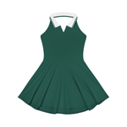 Women's Collared Halter A-Line Tennis Dress