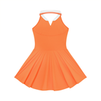 Women's Collared Halter A-Line Tennis Dress