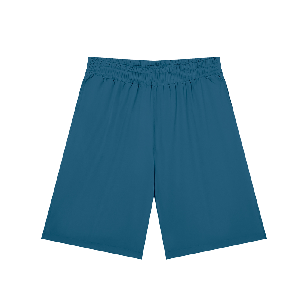 Men’s Solid Elastic Waist Shorts