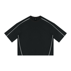 Unisex Heavyweight Boxy Piping T-Shirt