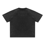 Unisex Mineral Wash Raw Edge T-Shirt