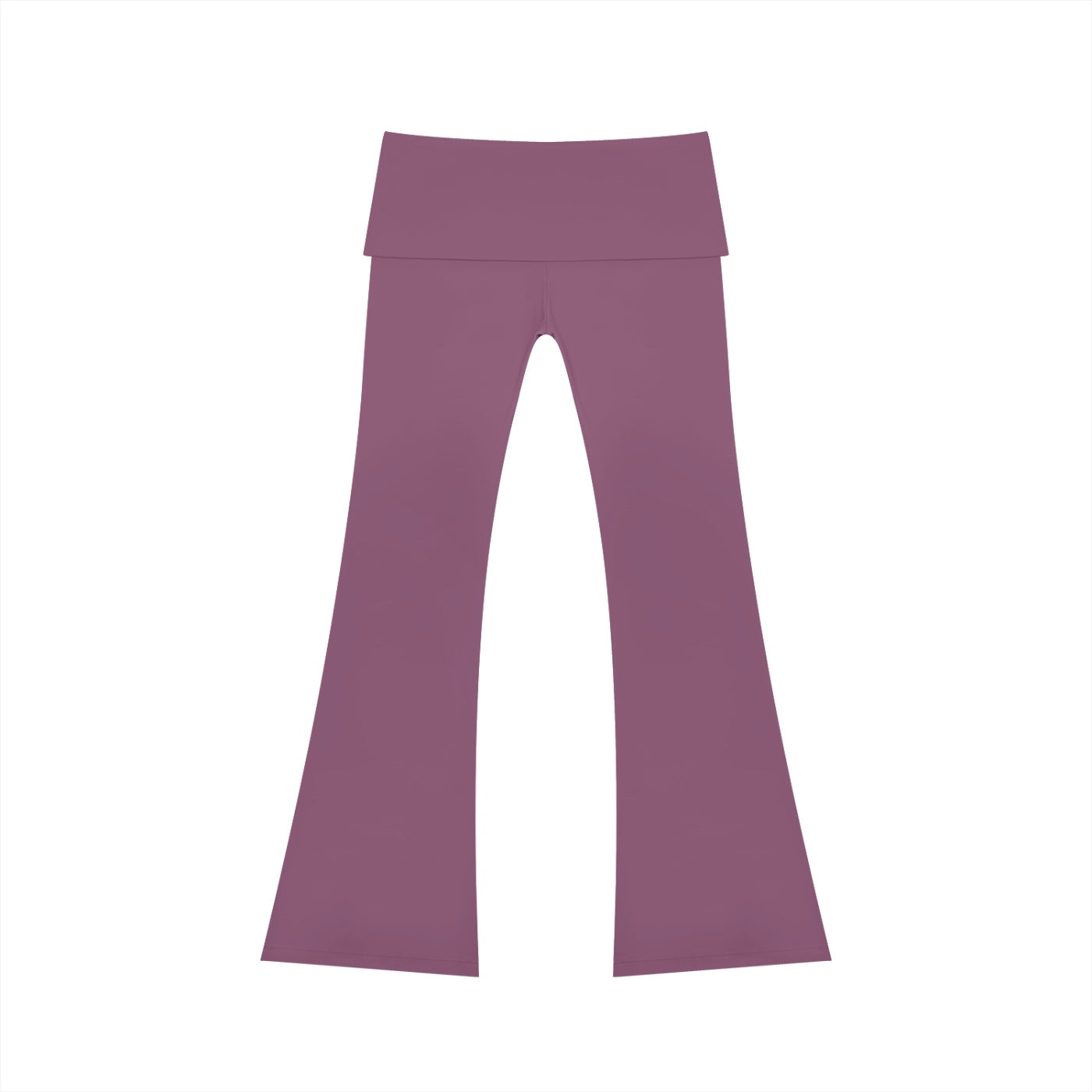 Fold-Over Flare Leggings