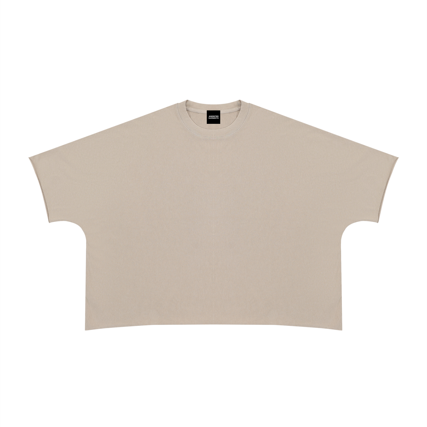Unisex Heavyweight Boxy Raw Edge T-Shirt