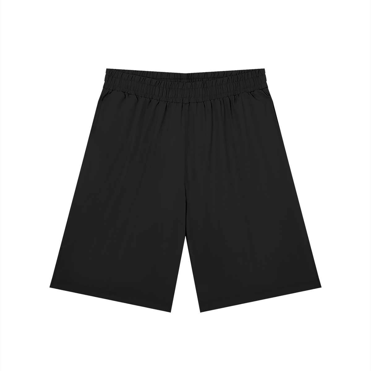 Men’s Solid Elastic Waist Shorts