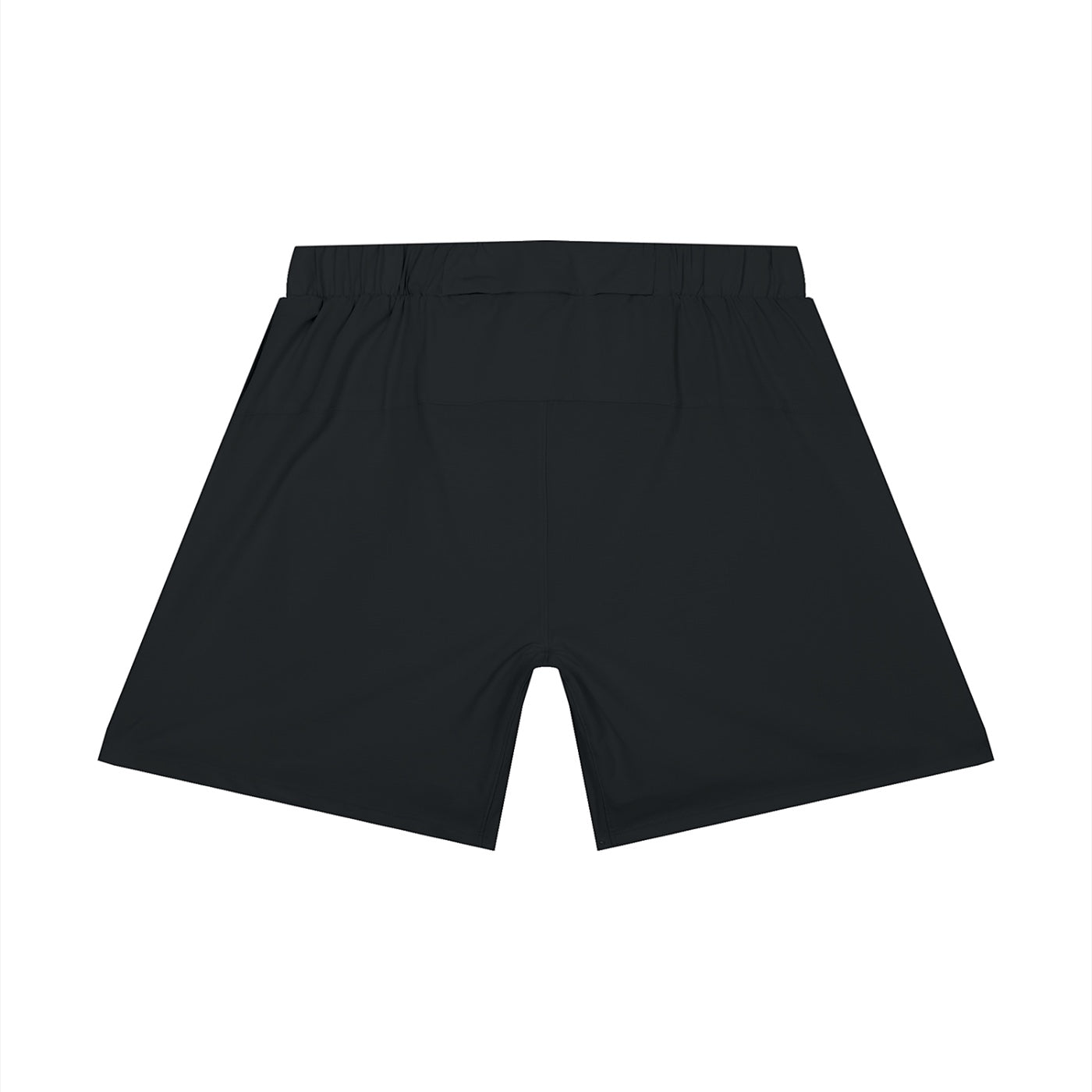 Anointed Garments black performance athletic training shorts with an elasticated waistband and moisture-wicking fabric.