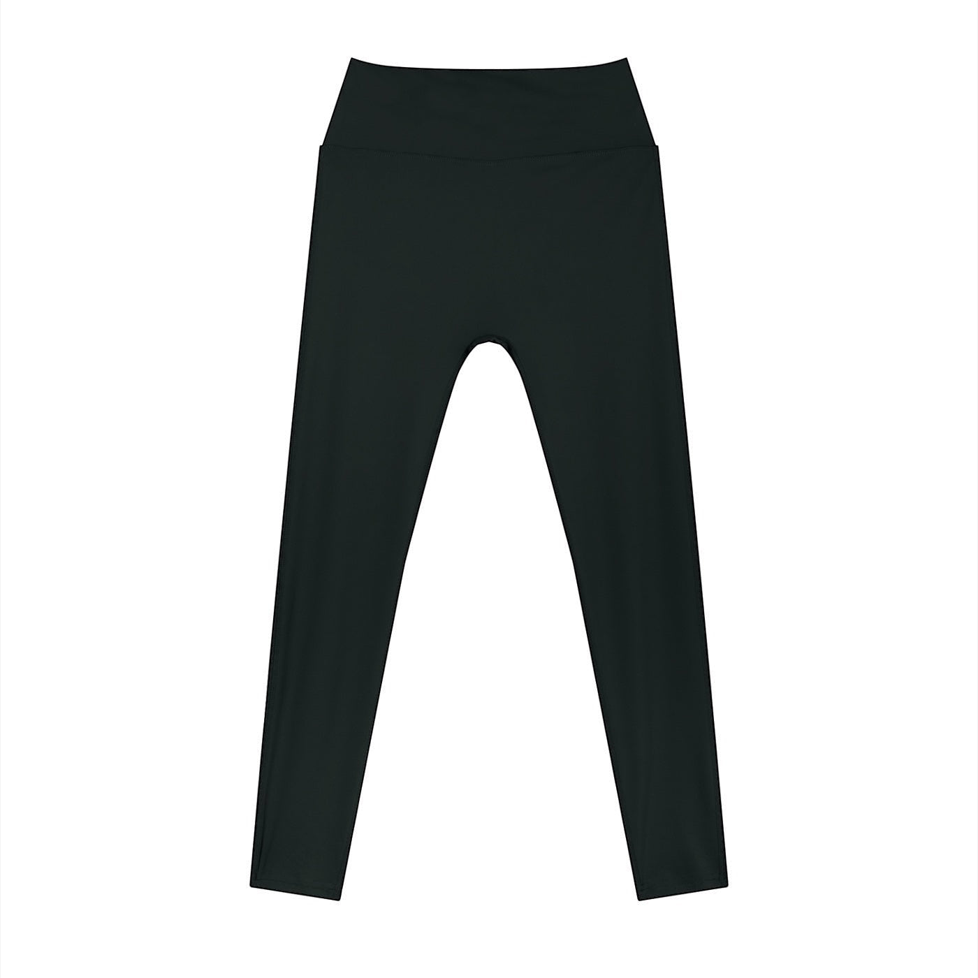 Anointed Garments black high-rise ankle-length leggings in a stretchy polyester-spandex blend for yoga and gym wear.