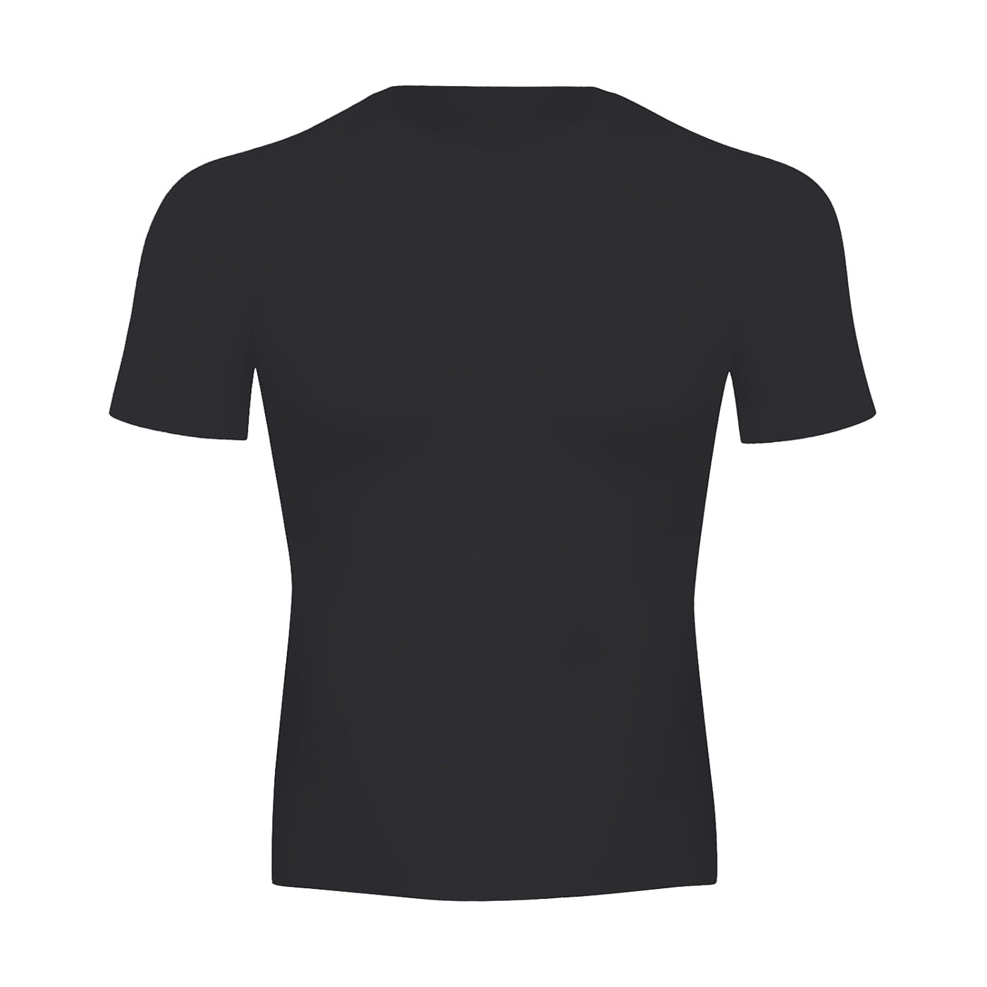 Anointed Garments men's black performance t-shirt with a round neck and short raglan sleeves in a skinny fit.