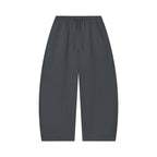 Anointed Garments charcoal grey relaxed fit lounge sweatpants with an elastic drawstring waistband and wide-leg design.