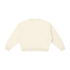 Anointed Garments essential crewneck sweatshirt in cream featuring a relaxed fit, drop shoulders, and ribbed trim.