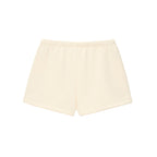 Anointed Garments Essential fleece lounge shorts in cream with an elasticated waistband.