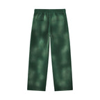 Anointed Garments relaxed fit fleece sweatpants in dark green with a unique vintage washed effect and back pockets.