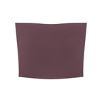 Anointed Garments dark mauve sleeveless yoga tube top in a cropped bodycon style made from nylon and spandex.