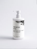 Anointed Garments Anointed Skin sensitive face and body cleanser in a white pump bottle on a neutral background.
