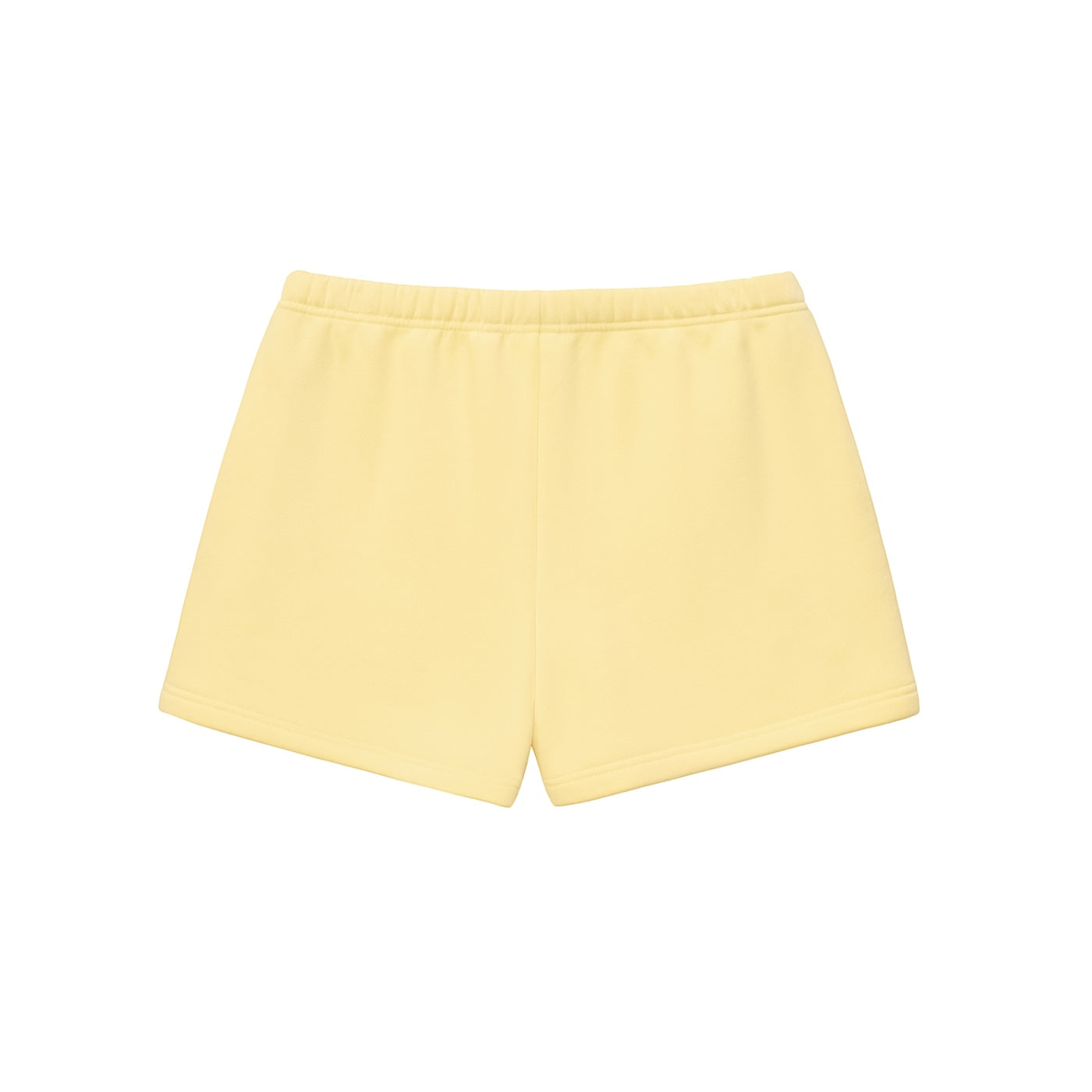 Anointed Garments yellow fleece lounge shorts with an elasticated waistband for a comfortable casual fit.