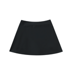 High-Waist Pocketed A-Line Skirt