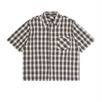 Unisex Boxy Plaid Short Sleeve Shirt