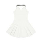 Women's Collared Halter A-Line Tennis Dress