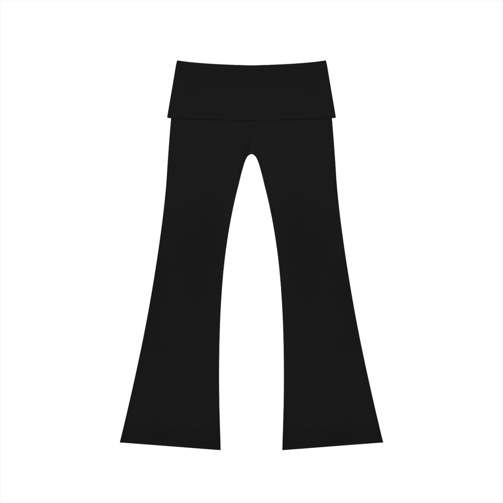 Fold-Over Flare Leggings