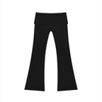 Fold-Over Flare Leggings