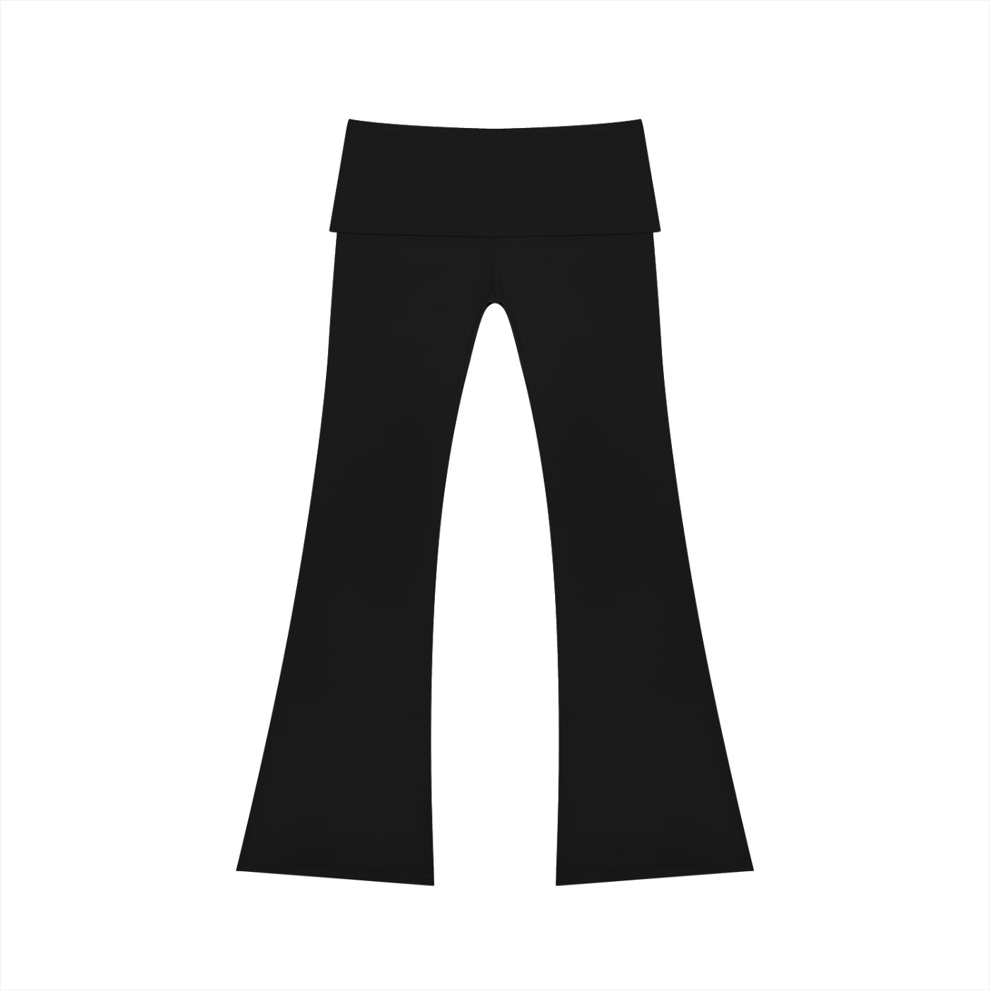 Fold-Over Flare Leggings